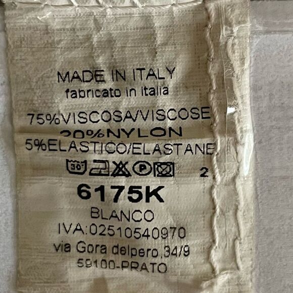 Glory Milano Floral Cropped Pants Made in Italy Size Medium - Picture 4 of 9